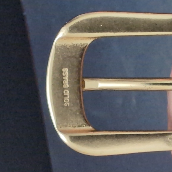 Men's Brighton Tan/ Brown Braided Belt With Brass Buckle,Size 38. - Picture 4 of 12